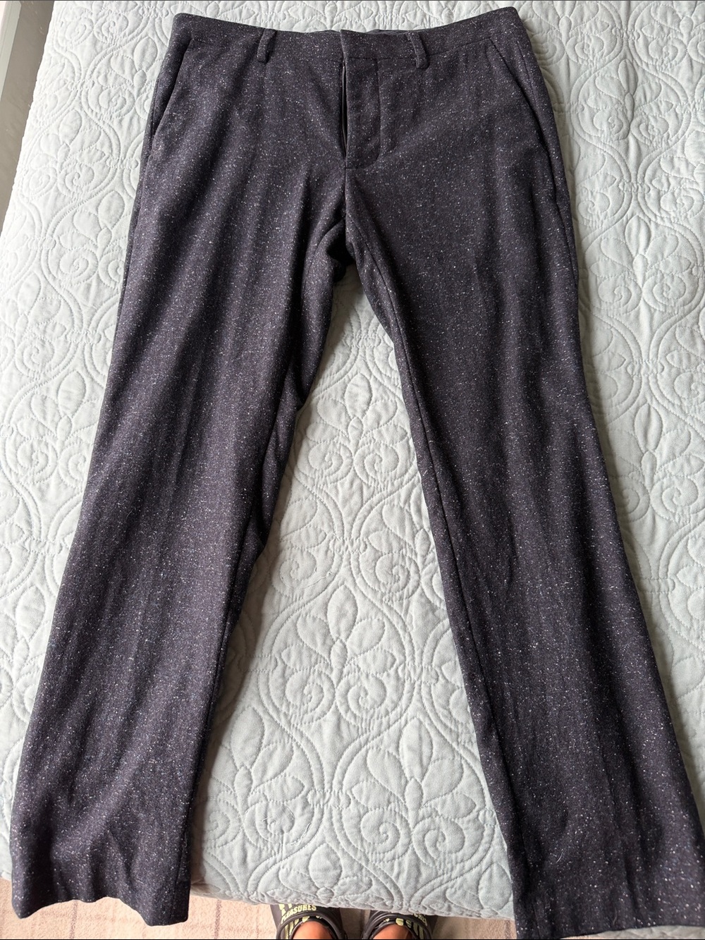 Bonobos Dark Charcoal Speckled Dress Pants